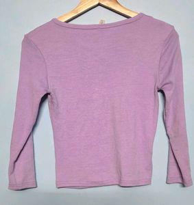 Lilac Long Sleeve Top