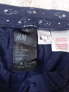 Cute Navy Sleep Shorts with Food Print