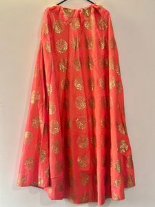 Beautiful Coral Ethnic Skirt