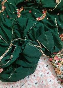 Green Sharara Set with Dupatta 👌