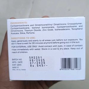 The Skin Story Sunscreen Mousse SPF 15