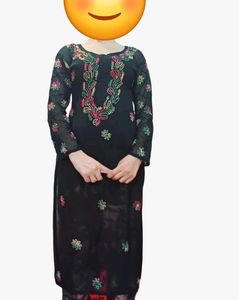 Chikenkari Kurti combo Set