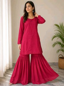 Women's maroon  Kurta