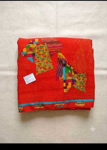 new Saree with Ethnic Motifs