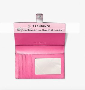 Og Michael Kors Pink Zebra Print Wallet