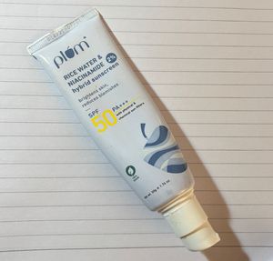 Plum Rice Water & Niacinamide Sunscreen