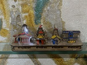 Char Dham Replica Showpiece