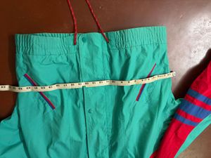 Retro Color Block Windbreaker Jacket