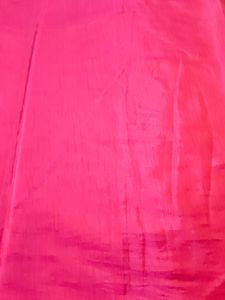 Dark Peach With Gold Shade Silk Material
