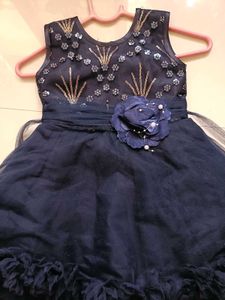 Beautiful Navy Blue Gown