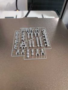 dummy Robo Duel Color on a kit card 3d Printed