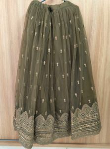 Stunning Olive Green Lehenga Choli set