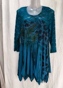 I. sea green Y2K dress