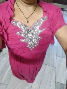 Pink Long Gown