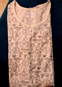 Cute Circus Print Nightgown