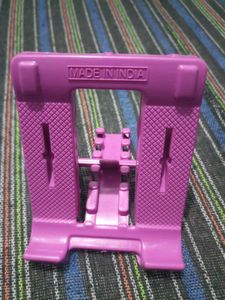 New Adjustable 4 Steps Foldable Mobile Stand Holder (2 Pcs) Colour May Vary