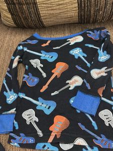 Guitar Print Pajamas