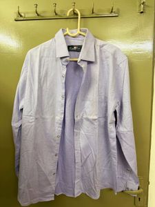Men's Purple Button-Up Shirt