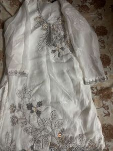 Elegant White Festive suit