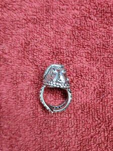 Unique Silver Snake Ring