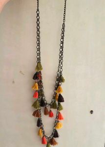 Bohemian Tassel Chain Necklace