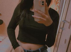 Black Long Sleeve  Top