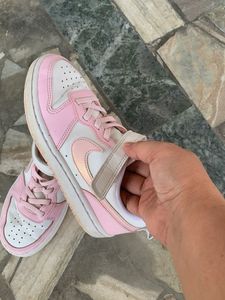 Nike Pink &amp; White Sneakers