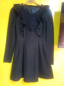 Girls Black Party Dress