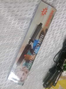 Curling Iron with Brush Attachment
