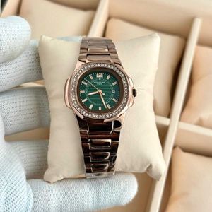 Rose Gold Diamond Bezel Watch