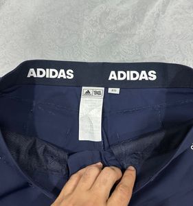 Adidas Original Navy Blue Slim Fit Sports Trousers