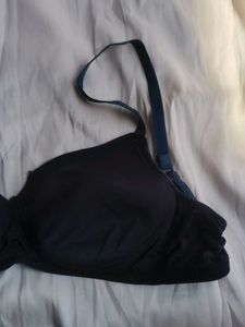 Comfortable neavy blue Bra
