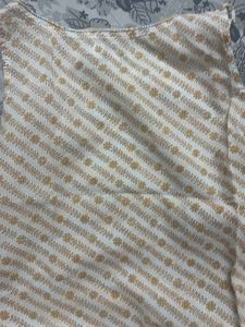 Chic Chevron Print Kurta