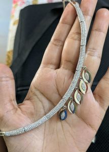 Sparkling Cubic Zirconia Choker Necklace