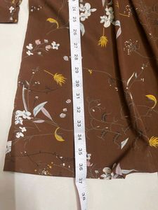 Party Wear Brown Dress