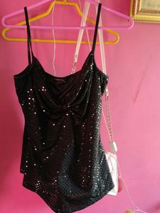 Black Shiny Top