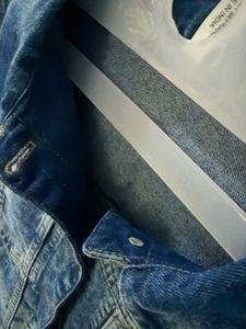 Blue Acid Wash Denim Jacket
