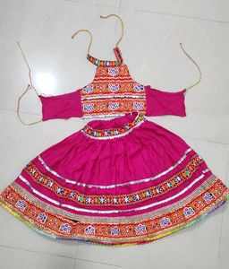 Girls Ethnic Dress   Navaratri Lehenga..