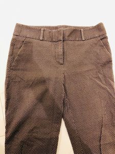 Classic Patterned Cropped Trousers