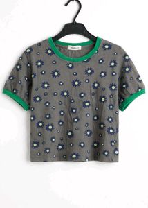 Cute Floral Print T-Shirt