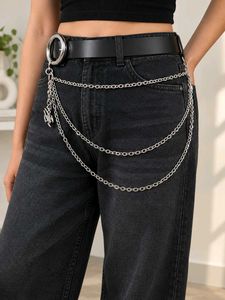 Chunky Chain Belt with Charm