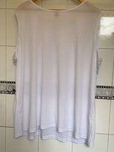 Basic White Sleeveless Tank Top