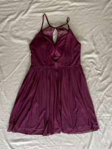Burgundy Prom/ Bridemaids Dress