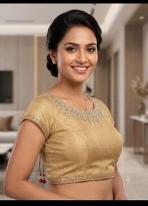 Sparkling Gold Embellished Blouse
