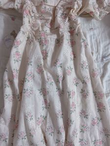 Floral Print Puff Sleeve Dress