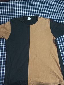 Two-Tone Casual T-Shirt
