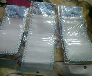 "Stylish Cotton Remote Cover Combo - Set of 3"