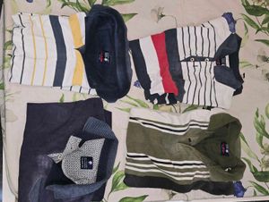 Bundle of Men's Striped Polo Shirts -PACK O