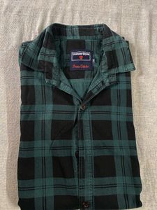 Green &amp; Black Plaid Men's Shirt