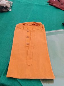 Orange Kurta for men